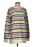 Lands' End Stripes White Pullover Sweater Size S - photo 1