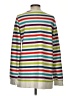 Lands' End Stripes White Pullover Sweater Size S - photo 2