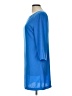 Tildon Solid Blue Casual Dress Size L - photo 5