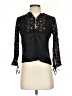 Odille Black 3/4 Sleeve Blouse Size 4 - photo 1