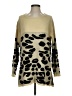 Ark & Co. Animal Print Gold Pullover Sweater Size S - photo 1