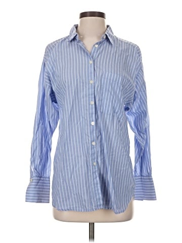 Ann Taylor LOFT Long Sleeve Button-Down Shirt (view 1)