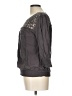 Solitaire 100% Rayon Gray 3/4 Sleeve Blouse Size L - photo 5