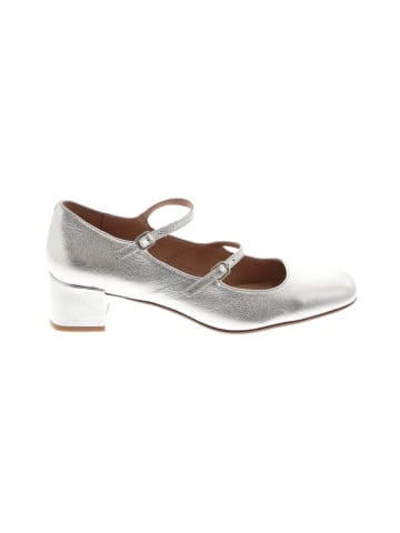 Madewell The Nettie Heeled Mary Jane in Metallic Leather (view 1)