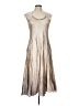 Komarov Metallic Silver Cocktail Dress Size Lg (3) - photo 1