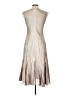 Komarov Metallic Silver Cocktail Dress Size Lg (3) - photo 2
