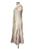 Komarov Metallic Silver Cocktail Dress Size Lg (3) - photo 5