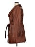 IMAN 100% Polyester Brown Leather Jacket Size 1X - photo 5