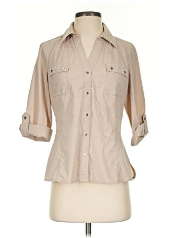 Zac & Rachel 3/4 Sleeve Button-Down Shirt (view 1)