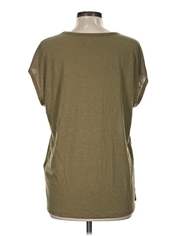 Madewell Linen-Blend U-Scoop Tee (view 2)