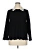 Investments Black Pullover Sweater Size 1X - photo 1