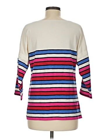 T by Talbots 3/4 Sleeve T-Shirt (view 2)