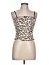 Kirious 100% Rayon Brown Sleeveless Top Size L - photo 1