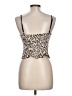 Kirious 100% Rayon Brown Sleeveless Top Size L - photo 2