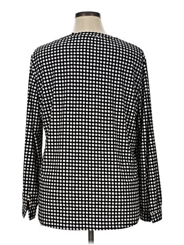 Anne Klein Long Sleeve Blouse (view 2)