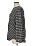 Anne Klein Houndstooth Black Long Sleeve Blouse Size XL - photo 5