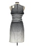 Max Studio Houndstooth Silver Cocktail Dress Size L - photo 2