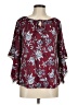 Espresso Burgundy 3/4 Sleeve Blouse Size M - photo 1