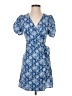 Timing 100% Polyester Blue Casual Dress Size S - photo 1