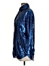 On Twelfth Metallic Blue Long Sleeve Blouse Size S - photo 5