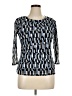 Alfani 100% Nylon Blue 3/4 Sleeve Blouse Size XL (petite) - photo 1