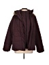 St. John's Bay 100% Polyester Solid Burgundy Coat Size L - photo 1