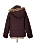 St. John's Bay 100% Polyester Solid Burgundy Coat Size L - photo 2