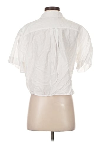 Madewell Cropped Utility Button-Up Shirt (view 2)