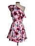 Buddy Love 100% Polyester Floral Pink Cocktail Dress Size S - photo 2