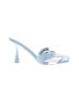 Vera Pelle Graphic Blue Sandals Size EU 39 - photo 1