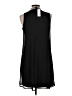 Annalee + Hope 100% Polyester Solid Black Casual Dress Size L - photo 2