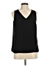 Nine West 100% Polyester Black Sleeveless Blouse Size M - photo 1