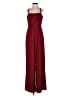 Dessy Collection 100% Polyester Solid Burgundy Jumpsuit Size 4 - photo 1