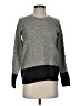 Vince. Chevron-herringbone Gray Pullover Sweater Size XS - photo 1