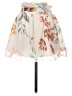 Tularosa 100% Polyester Print Ivory Casual Skirt Size XS - photo 2