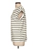 Just Be... Stripes Ivory Short Sleeve T-Shirt Size L - photo 5