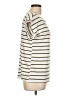 Just Be... Stripes Ivory Short Sleeve T-Shirt Size L - photo 4