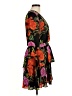 Express 100% Polyester Floral Black Casual Dress Size M - photo 4