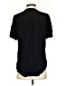 Gap 100% Rayon Black Short Sleeve Blouse Size S - photo 2