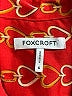 Foxcroft 100% Cotton Hearts Red 3/4 Sleeve Button-Down Shirt Size 6 - photo 7