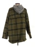 Divided by H&M Plaid Green Coat Size XS - photo 2