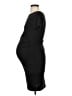 Pink Blush Solid Black Cocktail Dress Size S - photo 5