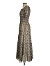Max Studio 100% Polyester Paisley Brown Casual Dress Size S - photo 5