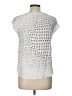 Boden 100% Viscose Silver Short Sleeve Blouse Size 10 (petite) - photo 2