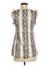 12pm by Mon Ami Silver Sleeveless Blouse Size M - photo 2