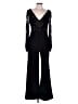 Aidan Mattox 100% Polyester Black Jumpsuit Size 10 - photo 1
