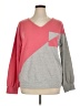Steve Madden Color Block Pink Sweatshirt Size XL - photo 1