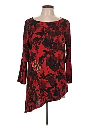 Black Label by Evan Picone Long Sleeve Blouse (view 1)
