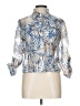 Ruby Rd. Blue 3/4 Sleeve Blouse Size 10 Petite - photo 1