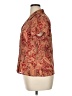 Emma James 100% Polyester Paisley Red Short Sleeve Blouse Size 14 - photo 5